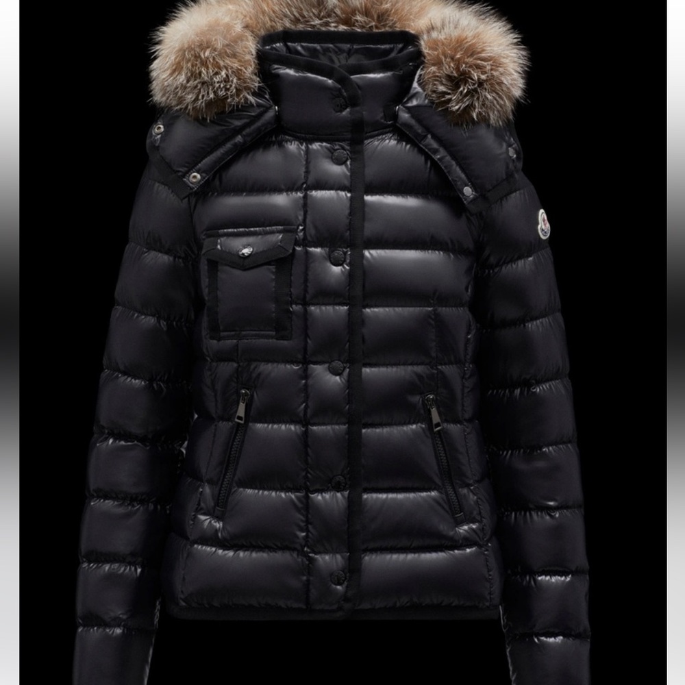 Moncler Navy Puffer Jacket